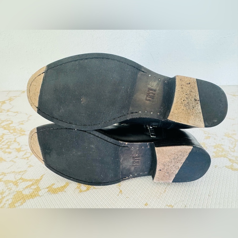 🔥🔥FINAL CLEARENCE🔥🔥 FRYE Women’s Molly Knee High Black Leather Boots - Picture 12 of 12